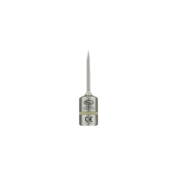 High temperature data logger with 2" rigid probe.